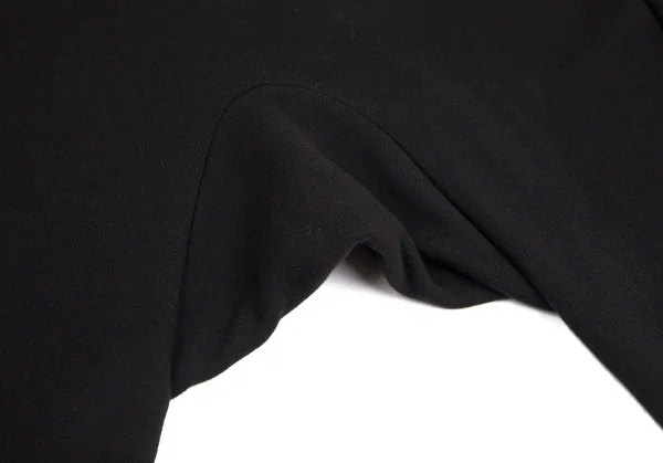 レギュレーション ヨウジヤマモトREGULATION yohji yamamoto スウェットオフショルダーオールインワン 黒2 K-103048_011