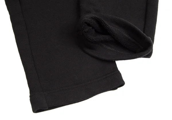 レギュレーション ヨウジヤマモトREGULATION yohji yamamoto スウェットオフショルダーオールインワン 黒2 K-103048_012