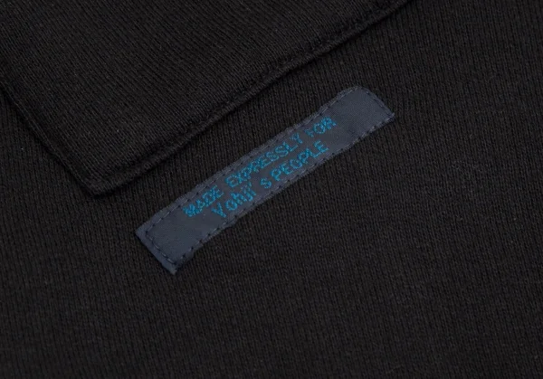 レギュレーション ヨウジヤマモトREGULATION yohji yamamoto スウェットオフショルダーオールインワン 黒2 K-103048_015