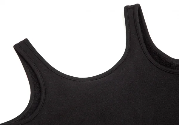 レギュレーション ヨウジヤマモトREGULATION yohji yamamoto スウェットオフショルダーオールインワン 黒2 K-103048_004