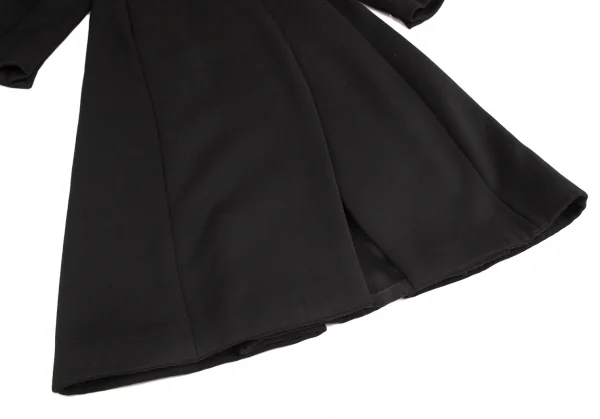 ケンゾーKENZO ウールメタルボタンショールカラーロングコート 黒38 K-103064_011