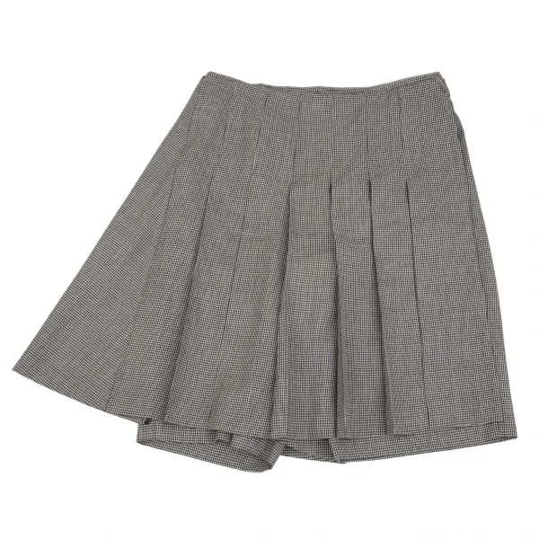 ブラック コムデギャルソンBLACK COMME des GARCONS ウールハウンドトゥースセットアップスーツ 白黒XS/M K-103076_012