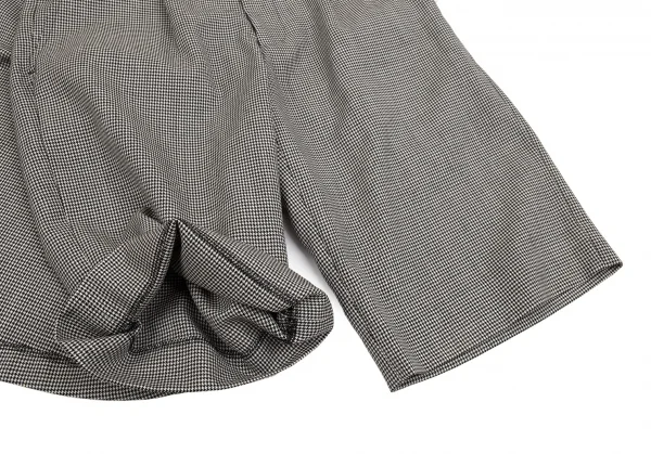 ブラック コムデギャルソンBLACK COMME des GARCONS ウールハウンドトゥースセットアップスーツ 白黒XS/M K-103076_016