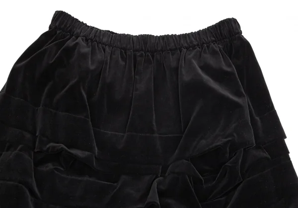 コムコム コムデギャルソンCOMME des GARCONSコットンベロアティアード