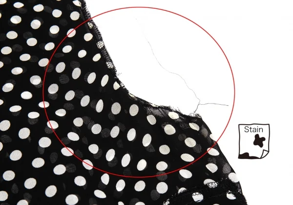 COMME des GARCONS Inside out See-through Dot Dress K-103118_014