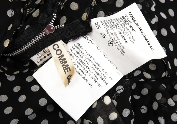 COMME des GARCONS Inside out See-through Dot Dress K-103118_018