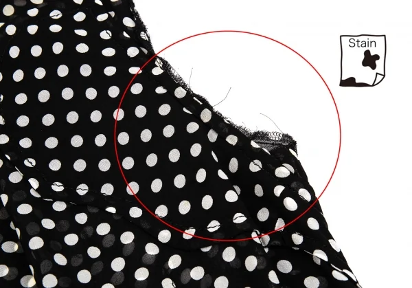 COMME des GARCONS Inside out See-through Dot Dress K-103118_006