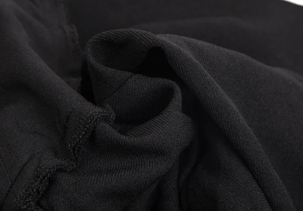 コムデギャルソンCOMME des GARCONS エステルフリル貼り付けデザインボタンレスショートジャケット 黒S位 K-103119_014
