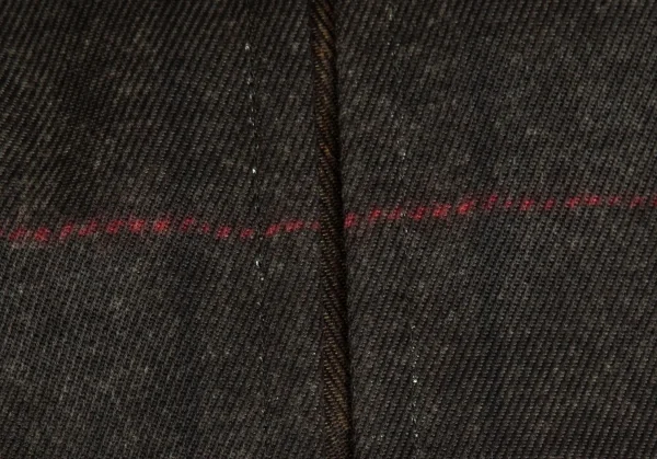 コムデギャルソン オムドゥCOMME des GARCONS HOMME DEUX ポリセンタータックデザインチェックテーパードパンツ カーキM K-103136_009