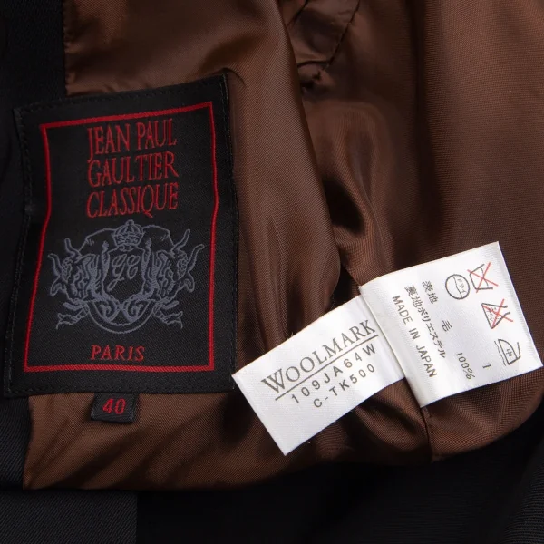 Jean Paul GAULTIER CLASSIQUE Wool Double Long Jacket K-103186_015