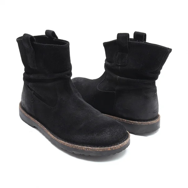 ビルケンシュトックBIRKENSTOCK LUTON ルートン スウェードサイドジップショートブーツ