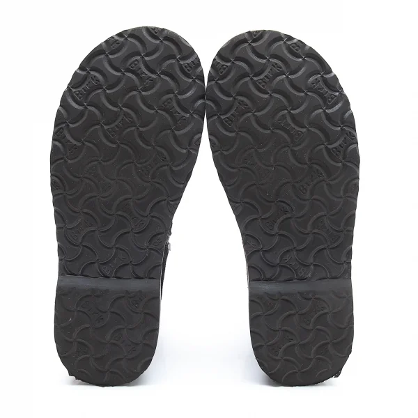 ビルケンシュトックBIRKENSTOCK LUTON ルートン スウェードサイドジップショートブーツ 黒39(25cm位) K-103199_005