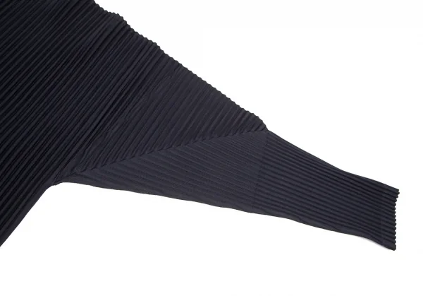 オムプリッセ イッセイ ミヤケHOMME PLISSE ISSEY MIYAKE プリーツスナップボタンカーディガン 紺2 K-103203_006