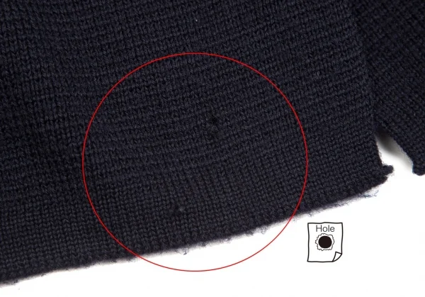 ジバンシーGIVENCHY PARIS GENTLEMAN ウールロゴ刺繍ニットダブルブレストジャケット 紺L位 K-103213_014