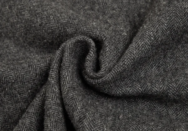 コムデギャルソン オムCOMME des GARCONS HOMME デカオムウールナイロンヘリンボーン2Bジャケット グレーM K-103214_013