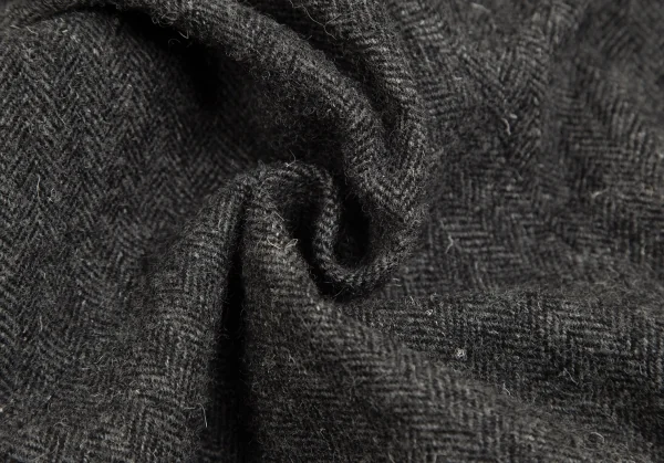 コムデギャルソン オムCOMME des GARCONS HOMME デカオムウールナイロンヘリンボーンスーツセットアップ グレーM K-103216_019