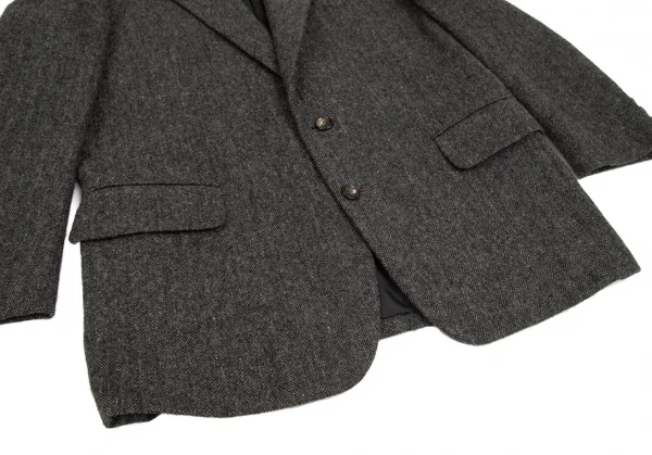 コムデギャルソン オムCOMME des GARCONS HOMME デカオムウールナイロンヘリンボーンスーツセットアップ グレーM K-103216_007
