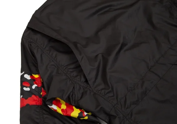 ミハラヤスヒロ×ジャイアントキリングIHARA YASUHIRO×GIANT KILLING ポリ裏メッシュ迷彩切替-65ミリタリージャケット 黒赤黄M K-103222_018