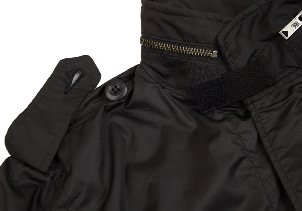 ミハラヤスヒロ×ジャイアントキリングIHARA YASUHIRO×GIANT KILLING ポリ裏メッシュ迷彩切替-65ミリタリージャケット 黒赤黄M K-103222_005