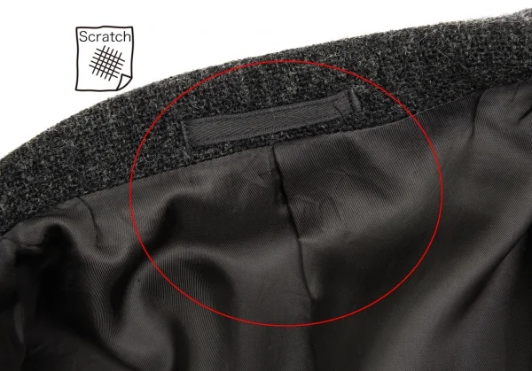 コムデギャルソン オムプリュスCOMME des GARCONS HOMME PLUS 初期縮絨 ウール縮絨4Bジャケット チャコールグレーM K-103230_010