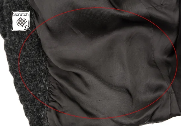 コムデギャルソン オムプリュスCOMME des GARCONS HOMME PLUS 初期縮絨 ウール縮絨4Bジャケット チャコールグレーM K-103230_013