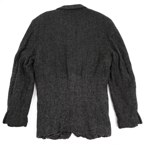 コムデギャルソン オムプリュスCOMME des GARCONS HOMME PLUS 初期縮絨 ウール縮絨4Bジャケット チャコールグレーM K-103230_017