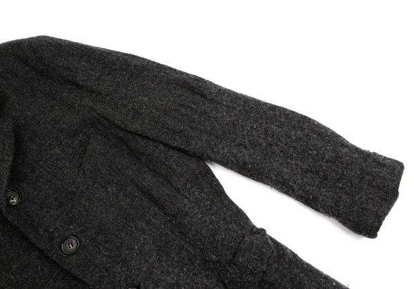 コムデギャルソン オムプリュスCOMME des GARCONS HOMME PLUS 初期縮絨 ウール縮絨4Bジャケット チャコールグレーM K-103230_004