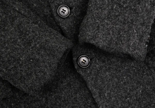 コムデギャルソン オムプリュスCOMME des GARCONS HOMME PLUS 初期縮絨 ウール縮絨4Bジャケット チャコールグレーM K-103230_005