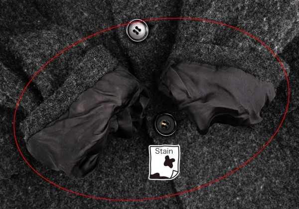 コムデギャルソン オムプリュスCOMME des GARCONS HOMME PLUS 初期縮絨 ウール縮絨4Bジャケット チャコールグレーM K-103230_006