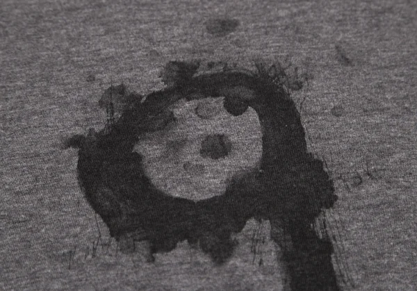 カドリールラングルqua drille rangle 水墨画手刷りプリントTシャツ チャコール1 K-103236_006