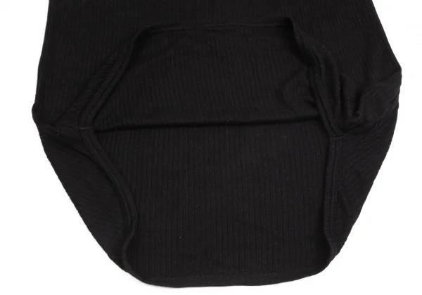 ワイズY's リブラウンドカットTシャツ 黒M位 K-103249_008