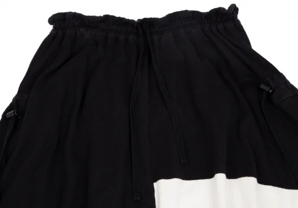 ワイズY's コットン天竺ペンギンサルエルパンツ 黒2 K-103268_003