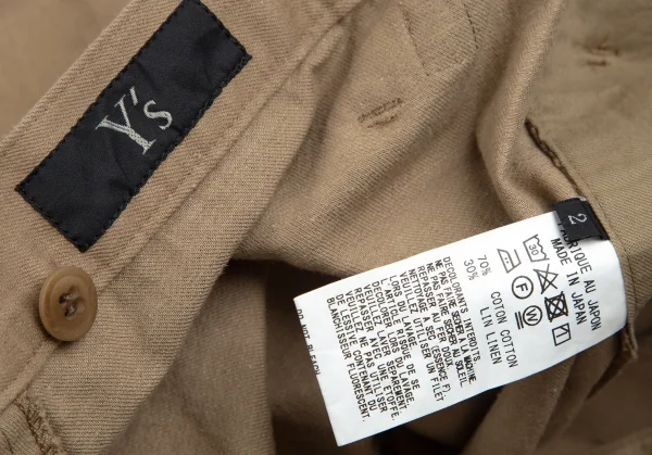 Y's Cotton Linen Pants K-103274_012