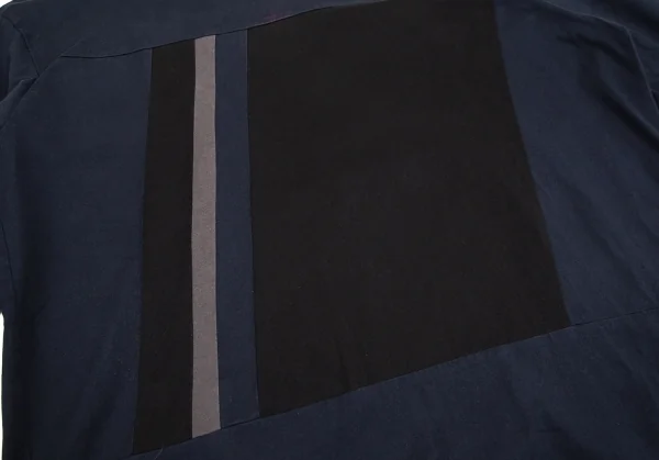 ステュディオスSTUDIOUS パネル切替デザインカットソー 紺3 K-103278_005