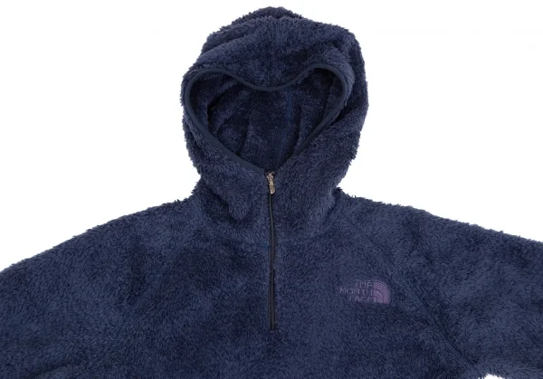 ザノースフェイスTHE NORTH FACE ボア切替中綿ナイロンキルティングフードワンピース 紺紫L K-103308_003