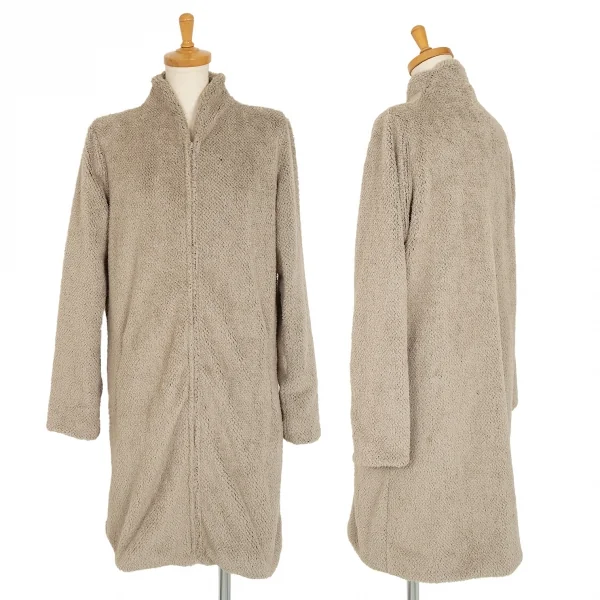 ザノースフェイスTHE NORTH FACE フロントジップロングボアジャケット ベージュXL K-103309_001