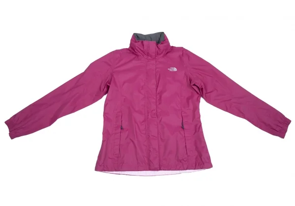 ザノースフェイスTHE NORTH FACE フロントジップナイロンジャケット ピンクM K-103310_002