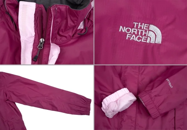 ザノースフェイスTHE NORTH FACE フロントジップナイロンジャケット ピンクM K-103310_006