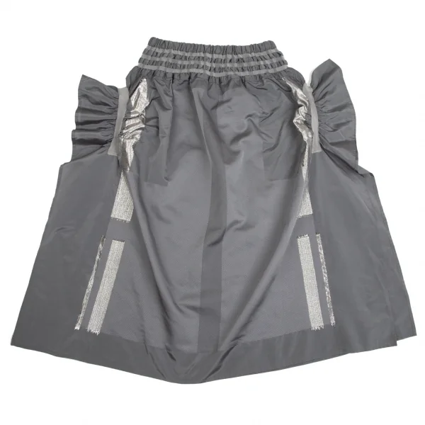 ISSEY MIYAKE A-POC INSIDE Side Gather Frill Glitter Skirt K-103319_002