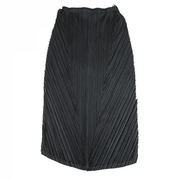 プリーツプリーズPLEATS PLEASE ジグザグカットオフノースリーブセットアップ チャコール3・2 K-103345_012