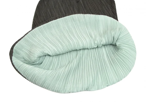 プリーツプリーズPLEATS PLEASE メッシュ切替バルーンスカート ミント深緑3 K-103370_009