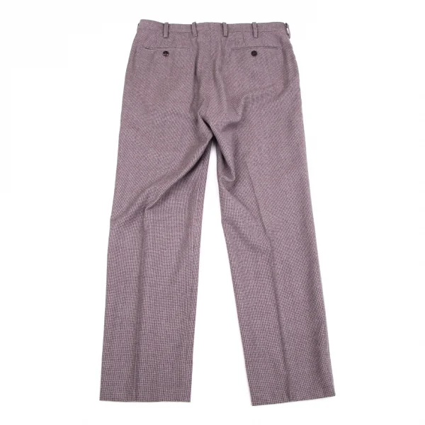 パパスプラスPapas+ マルゾットmarzotto社ファブリックハウンドトゥースセットアップスーツ 薄紫M・L K-103405_018