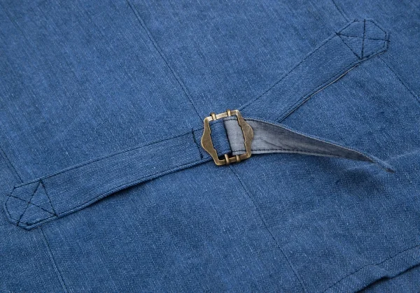 Papas Linen Patchwork Vest K-103415_010