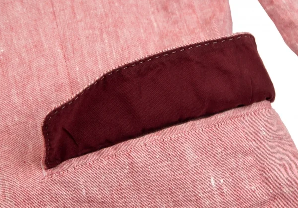 Papas TESSUTI DI SONDRIO Fabric Linen 3B Jacket K-103420_013