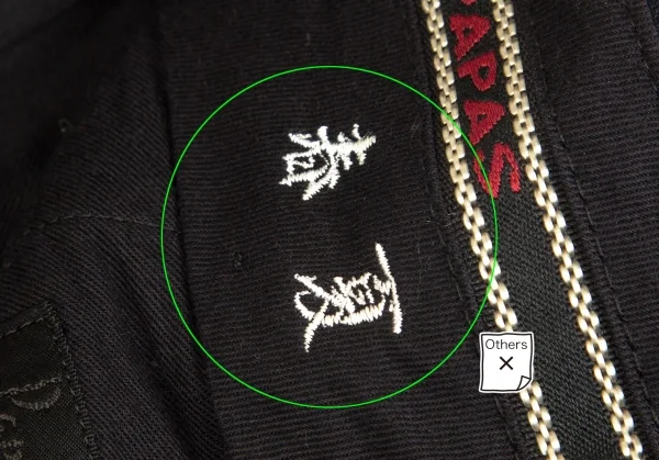 パパスPapas テッスーティディソンドリオESSUTI DI SONDRIO社ファブリックストライプスリムパンツ 紺50L K-103422_006