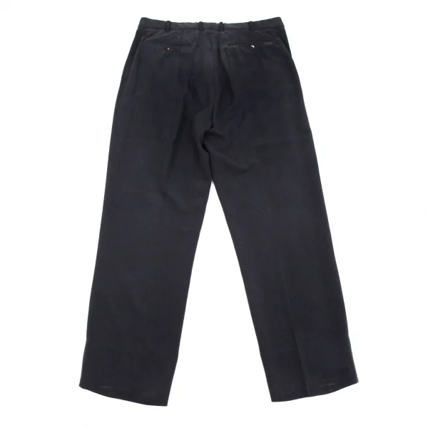 パパスPapas シルクテーパードパンツ チャコール52L K-103425_010