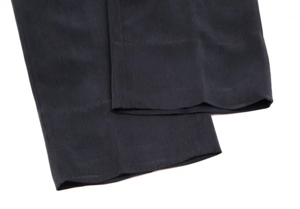 パパスPapas シルクテーパードパンツ チャコール52L K-103425_008