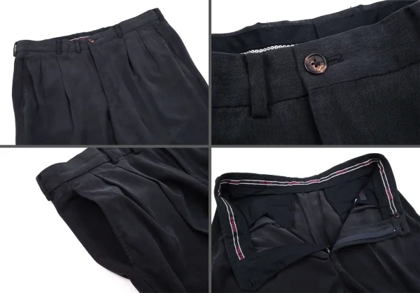 パパスPapas シルク3Bセットアップスーツ チャコール48M・52L K-103426_013
