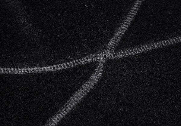 ソニアリキエルSONIA RYKIEL コットンナイロンベロアロングフレアスカート 黒2 K-103435_004