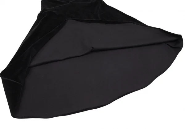 ソニアリキエルSONIA RYKIEL コットンナイロンベロアセットアップ 黒M・2 K-103436_016